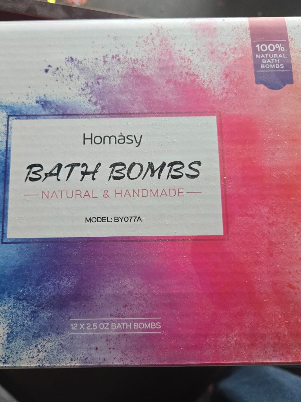 Homasy Natural & Handmade Bath Bombs 10-Piece Gift Set | Size OS | Multicolor